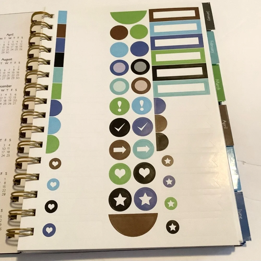 Pent Gear Black Undated Planner #44